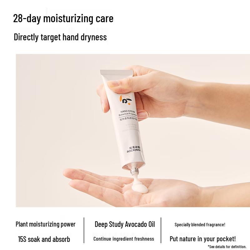 ROCKINGZOO Plant Fragrance Moisturizing Hand Cream