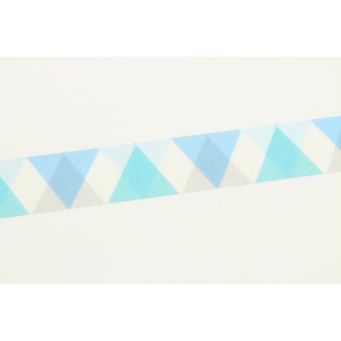 Masking Tape - Mt - Arlequin Bleu - Réutilisable - Étanche - Décoratif