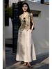 Women's Spring Summer Loose Linen Wide-Leg Pants - Slimming, Breathable, Casual Style
