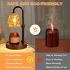 Adjustable Candle Warmer Lamp with Timer and Dimmer Home Decor Electric Wax Warmer Anti-Glare Wax Melt Warmer Scented Candles