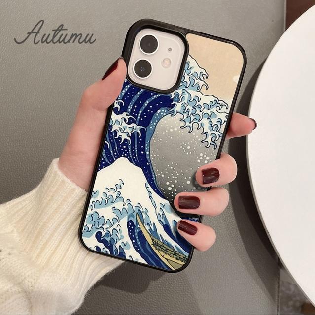 Japanese Style Art Japan Phone Case for iPhone 11 12 13 14 Pro Max Mini X XR XS SE 2020 6S 7 8 Plus Samsung Galaxy S21 S22 Cover