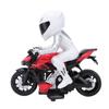 Remote Control Motorcycle High Speed RC Stunt Motorcycle with   Lights for Gaming Competition