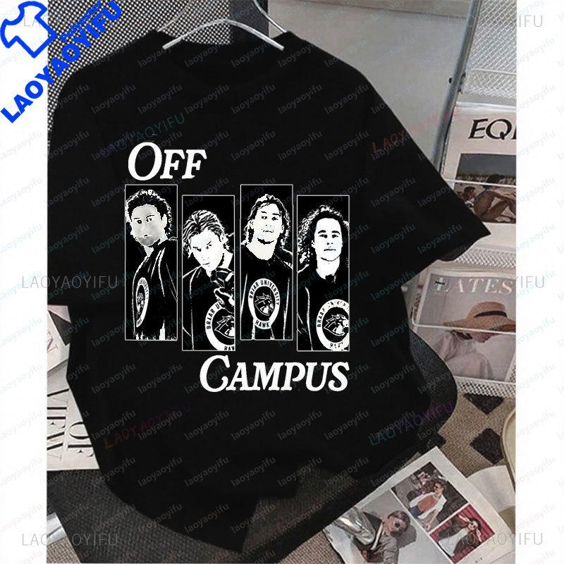 Camisetas Off Campus Season 1 Tv Series Graphic TShirts Briar University Hockey Y2k Clothes Streetwear Short Sleeve Tees Top