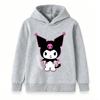 Kids Boys Girls Cute Cartoon Character Print Pullover Hoodie, Casual Long Sleeve Soft Fleece Sweatshirt for Boys Girls Cool Pink Accent Pattern Hooded