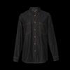 Retro Polo Denim Long Sleeve Shirt