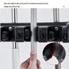 Mobile Mop & Broom Organizer with Storage Rack