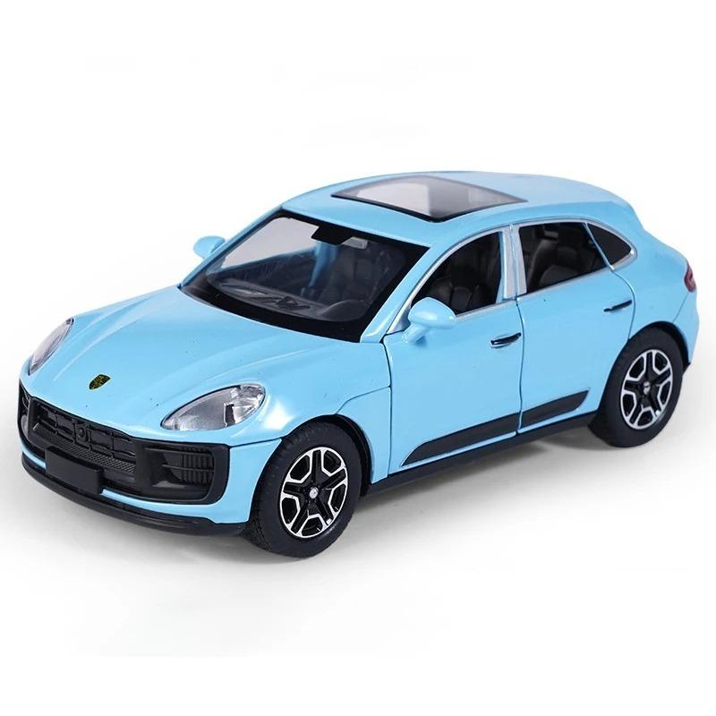 

1/32 Porsche Macan Позашляховик Литий під тиском Іграшкова Модель Автомобіля Зі Звуком і Світлом Відтягування Назад Дитяча Іграшка Колекційні Предмети Подарунок на День Народження синій