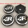 4 szt. 56mm 60mm osłona środkowa koła samochodu kołpak piasty żywica odznaka naklejka z logo stylizacja akcesoriów samochodowych