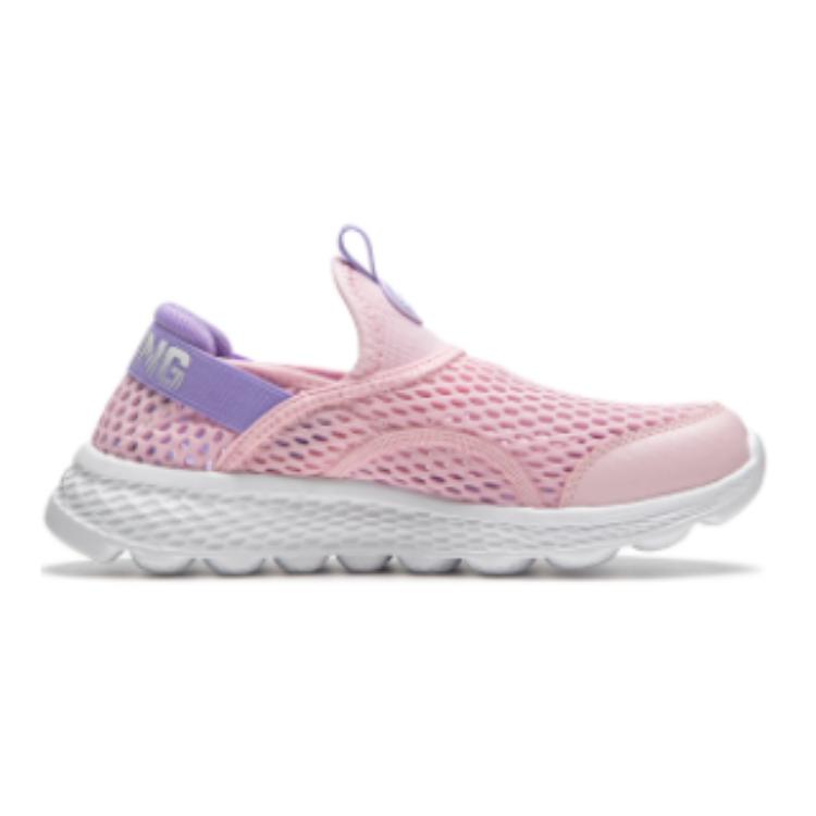 Li Ning Comfortable Casual Versatile Low-Top Kids Casual Shoes Men sneaker Pink YKCU088-22