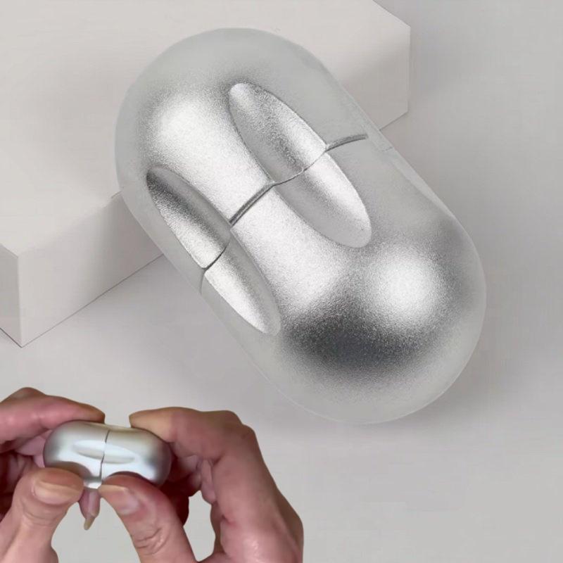 Lucky Pill Coin EDC Mini Magnetic Levitation Capsule Fidget Toy Adult Metal Hand Spinner Stress Relief Antistress EDC Tool