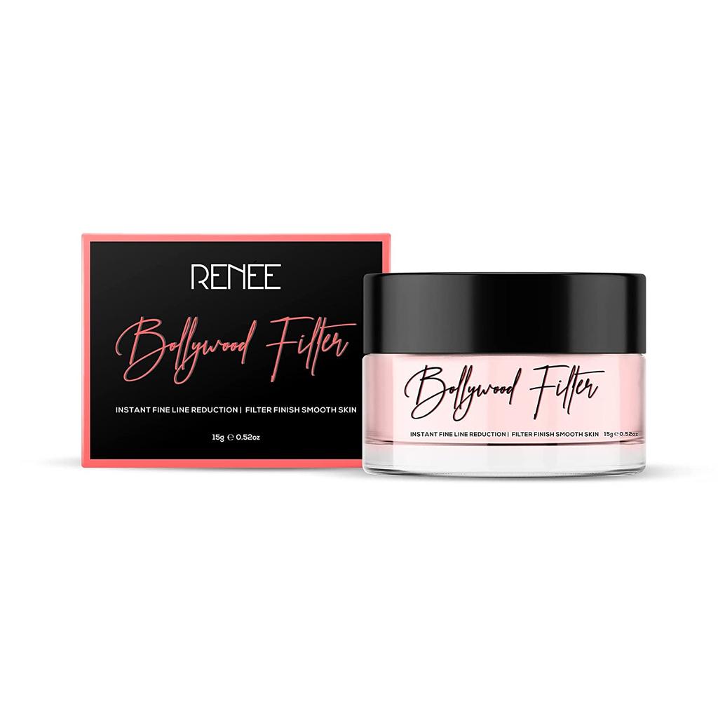 RENEE Bollywood Filter Face Primer 15 g, verwischt sofort feine Linien, Falten und Poren | Feuchtigkeitsspendend, leicht, klebt nicht