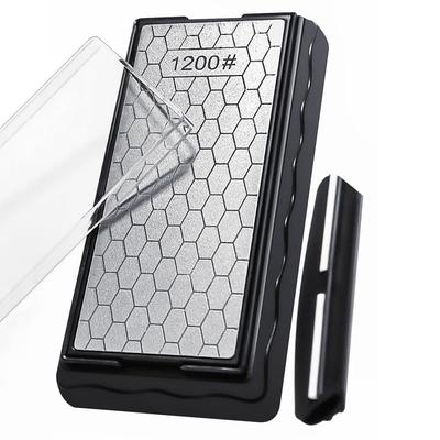 Afilador de cuchillos de diamante Minaori Kitchen con clip de doble cara [Chef Certificado] #400 #1200