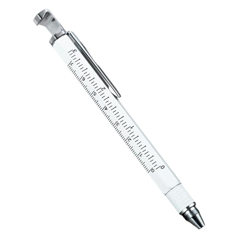 7 In 1 Stylus Pen Engineer Tool Pen Features Precise Measurement Scale And Double Ended Screwdriver For Various Uses