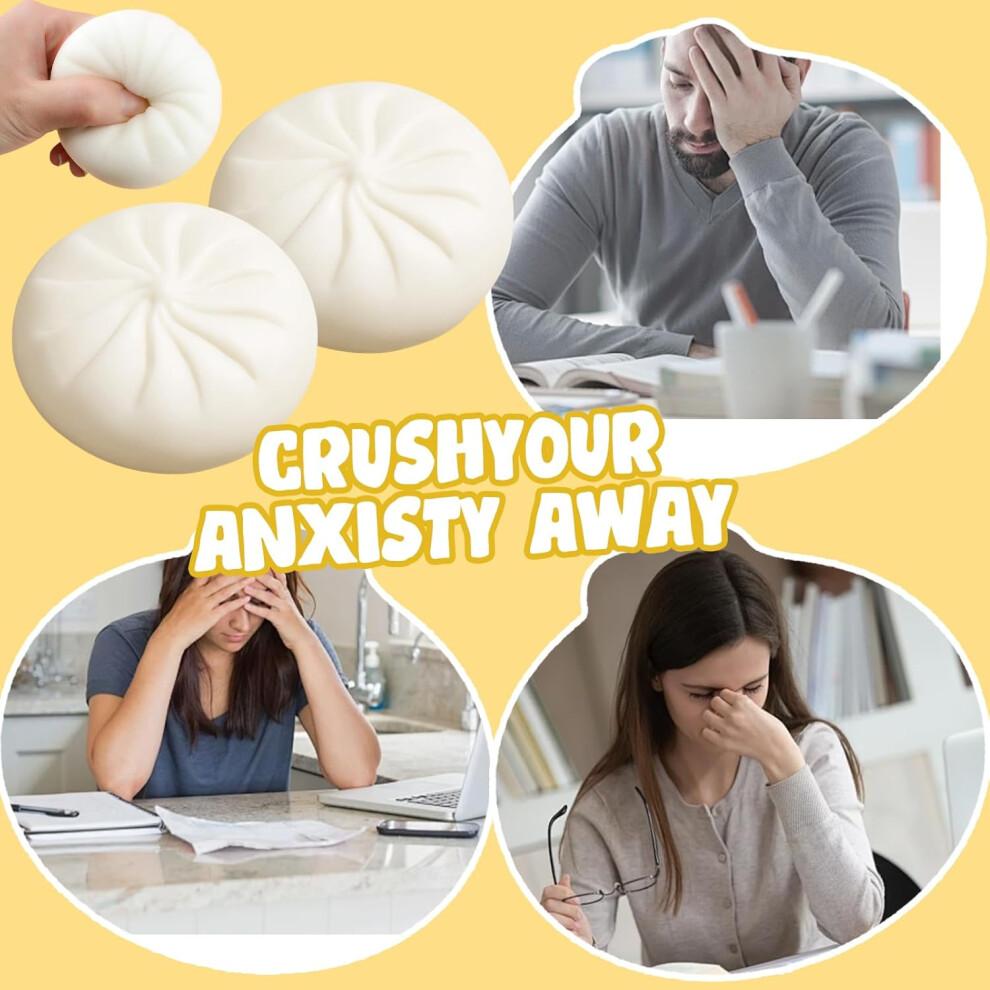 2er-Pack Taba Squishy Knödel Stressbälle Sensorisches Spielzeug Knödel Stressabbau Handspielzeug Dehnbares Schreibtischspielzeug Geeignet für alle Personentypen