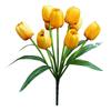 9 Heads Artificial Tulip Bouquet DIY Flower Floral Arrangement Flower Bouquet Realistic Artificial Flowers