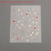 Butterfly Manicure 3D Decals Heart Stickers for Valentine's Day