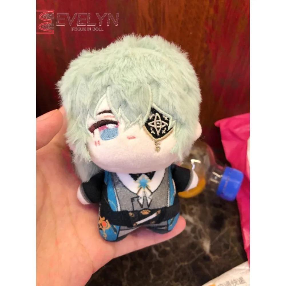 Evelyn 10CM Mini Anime Niedliche Plüschpuppe Körper Anhänger Schlüsselanhänger Baumwollpuppe Stofftier Spielzeug Figuren Cosplay Weihnachtsgeschenk