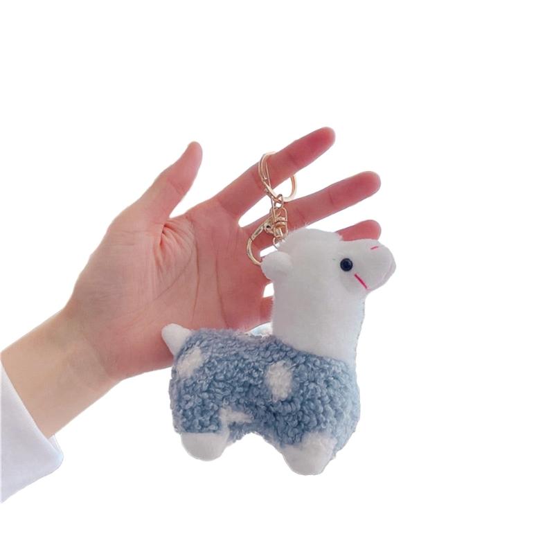 Soft Plush Animal Horse Keychain Cartoon Keyring Cute Toy Pendant for Boys Girls