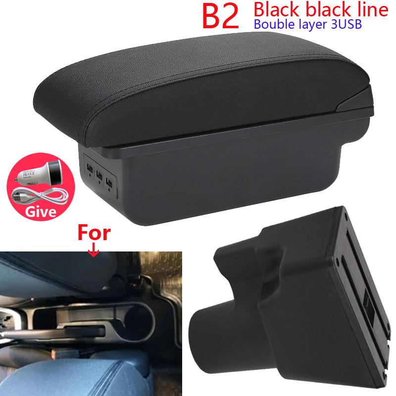 For Kia Picanto Armrest Box For Kia Picanto 3X-Line Interior Retrofit Parts Car Accessories Storage Box Simple Installation