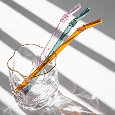 Reusable Clear Tableware Colorful Christmas Decoration Party Supplies Bar Tools Drinking Straw