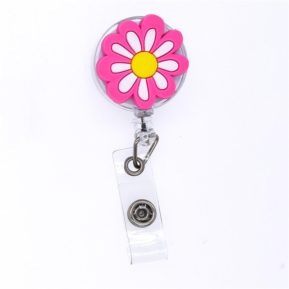 ID Card Name Card Holder Badge Holder Clip Retractable Badge Key Chain ID Badge Holder Nurse Doctor