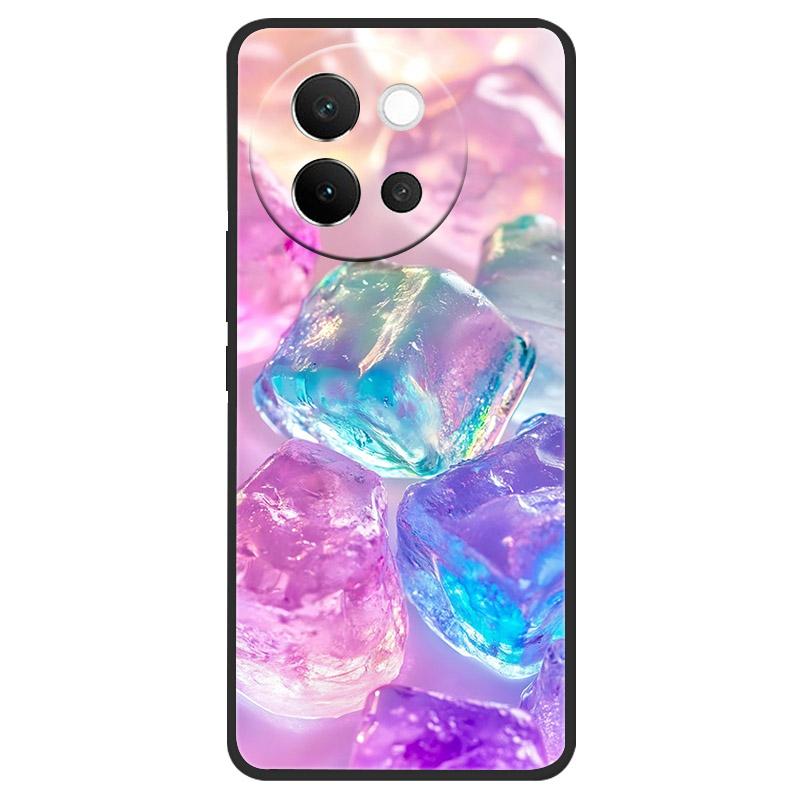 For Vivo V40 Lite 5G Case Marble Soft Matte Silicone Back Cover For Vivo V40 Lite V40Lite Full Coverage Phone Shell 6.78" Coque