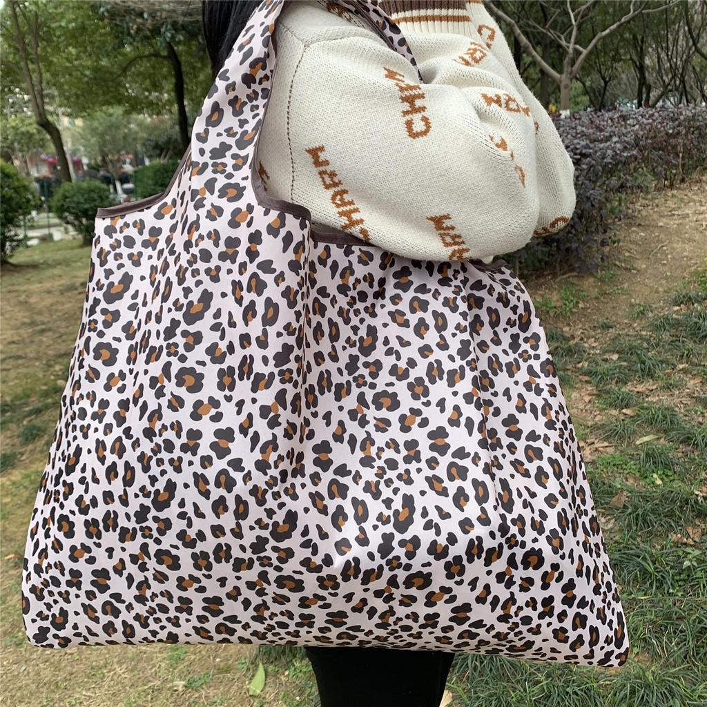 Eco-Friendly Foldable Korean Style Portable Shopping Bag - Medium Size Handbag