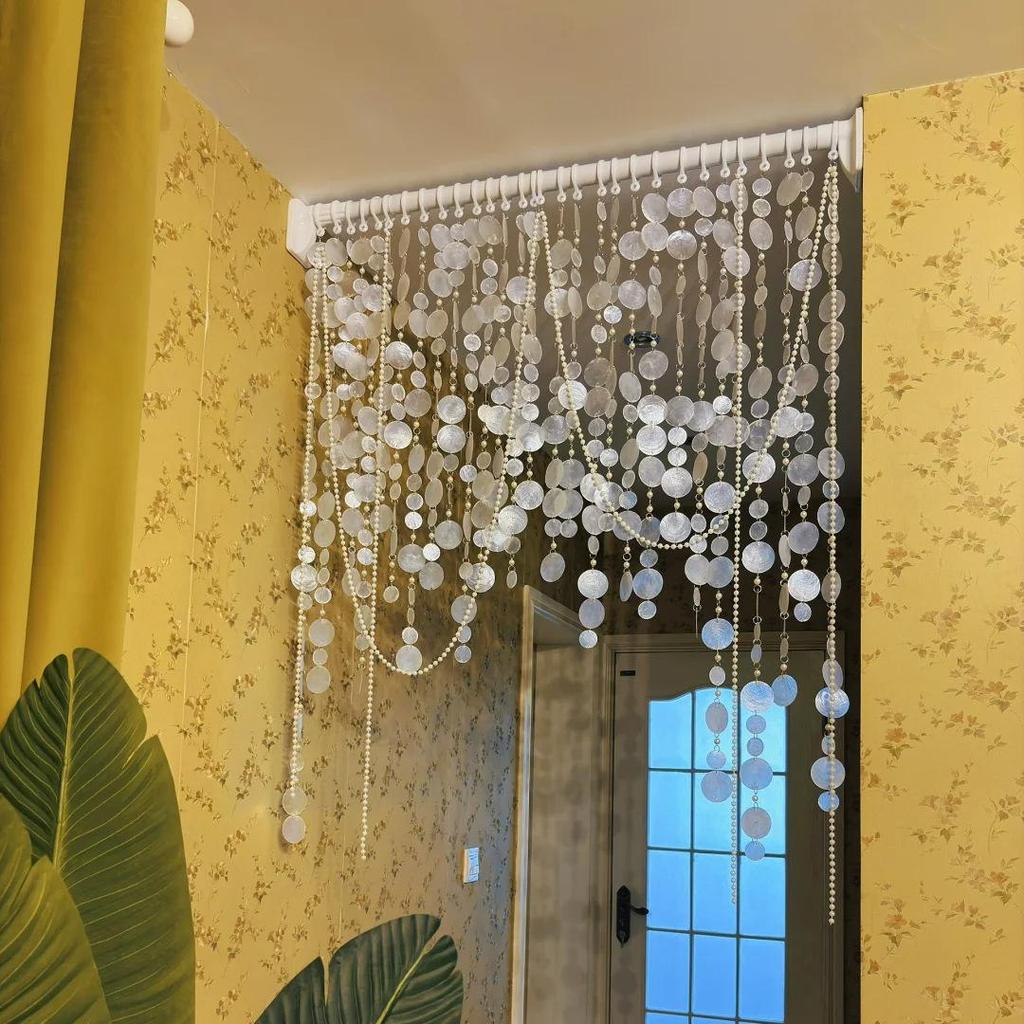 5cm Mother-of-Pearl Slices for Wedding Decorations and DIY Projects - Perfect for Wind Chimes, Curtains, and Hanging Ornaments