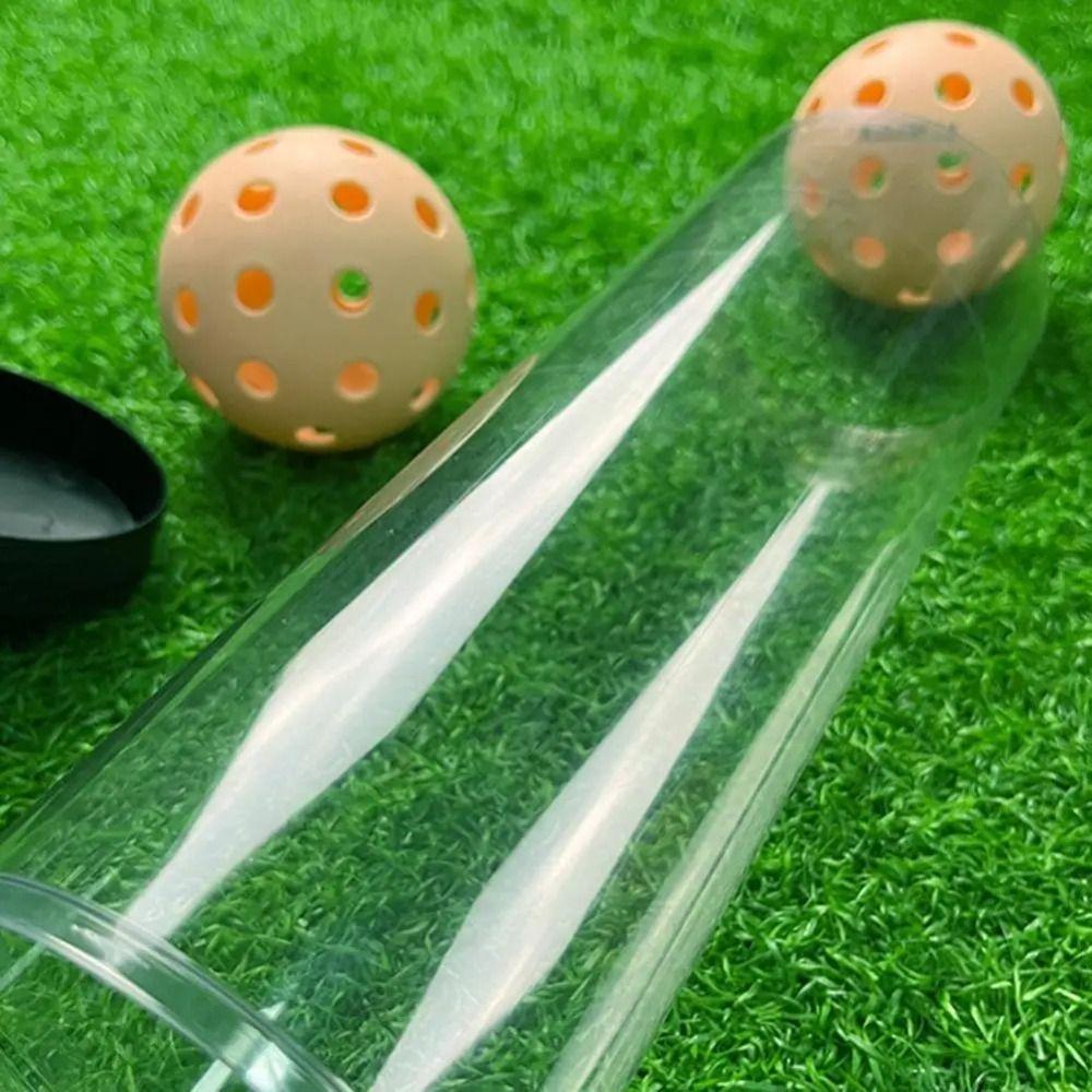 Clear Ball Holder Cylindrical Pickleball Holder Tube  Badminton Baseball Tennis