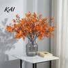Lifelike Silk Branches for Seasonal Display Realistic Artificial Flowers Autumn Home Decoration, Floral Faux Botanical Decor Halloween Table