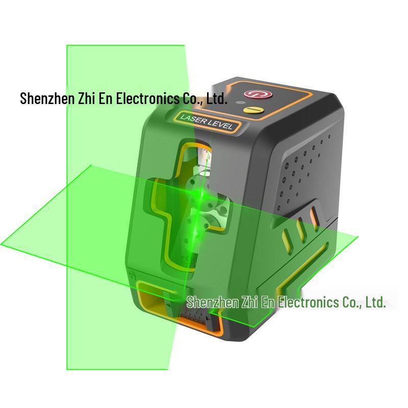 360° Green Beam Laser Rotary Level - High Precision Dual Line Outdoor Tool
