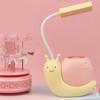 Cartoon LED Desk Lamp Gentle Brightness Rechargeable Eye Caring Study Lamp Night Light for Kids Bedroom