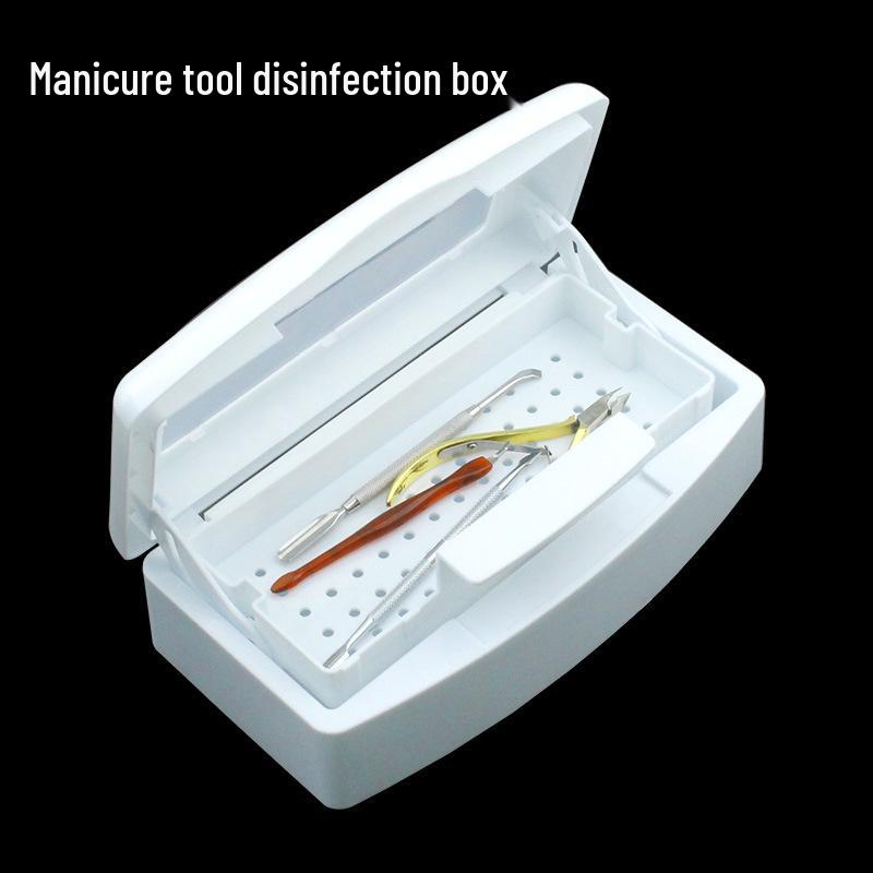 

Портативный дезинфекционный бокс для нейл-арта для профессиональных салонов - Инструмент для стерилизации путем погружения в спирт