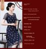 2023 Chiffon Floral Summer Dress for Middle-Aged & Elderly Women