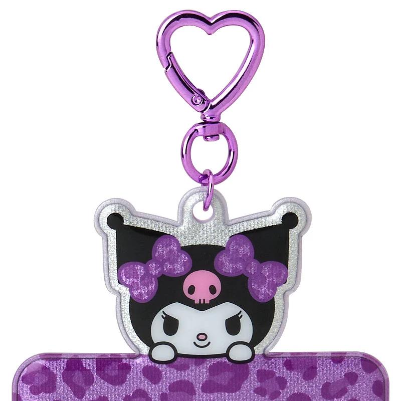 Sanrio KUROMI Trading Card Holder, Leopard (Enjoy Idol) Japan NEW