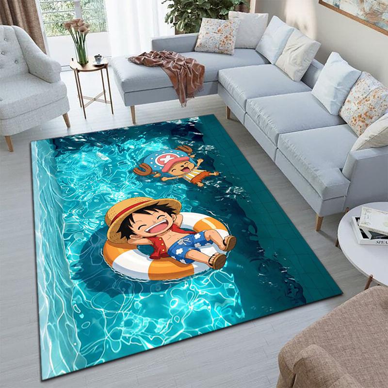 Starring the Japanese cartoon ONE PIECE Monkey D. Luffy carpet is suitable for living room and bedroom doormats office balcony decorative carpet V21