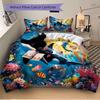 3Pcs Ocean Life Adventure Bedding Sets For All Sizes New 3D Printed Bed Cover Comforter Duvet Cover Pillowcase Bedroom Decoration