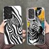 Zebra Stripe Black White Soft Phone Case for Samsung A17 A16 A15 A14 A13 A57 A56 A55 A54 A53 A37 A36 A35 A34 A33 A26 A25 A24 A23