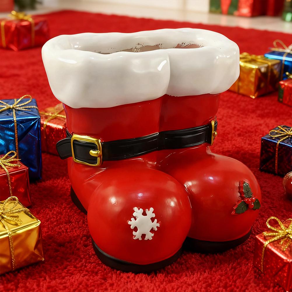 Julblomkruka, Växthållare Behållare Prydnad Bordscenterpiece Planteringskruka Kruka för Fönsterbräda Skrivbord