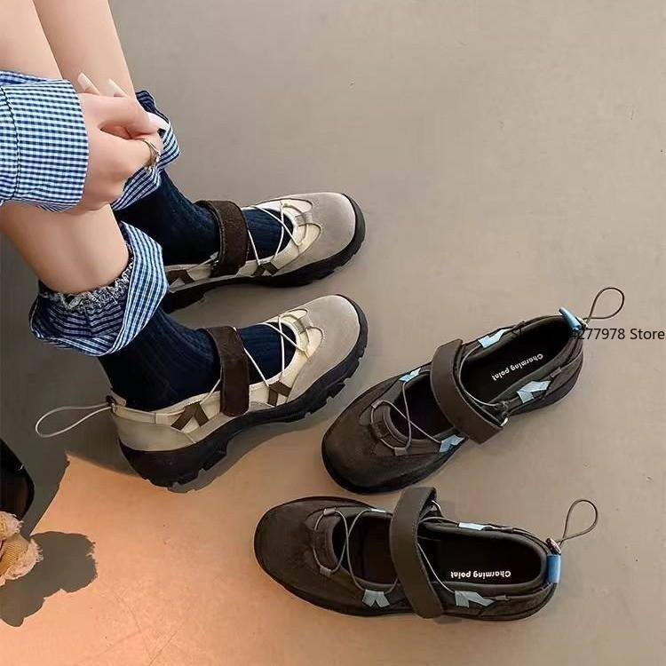 Fashion High Quality Women's Flat Shoes Round Toe Shallow Shoes Casual Breathable Slip-on Flat Outdoor 2025 Ladies Mary Jane Shoes