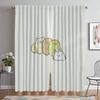 Anti-mosquito Curtains for Living Room Sumikko Gurashi Partition Home Interior Curtains 2 Pieces Blackout Curtain Shades Kitchen