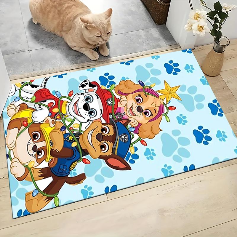1Pc Paw Patrol Adventure Carpet Rug Soft Washable Antislip Home Living Room Sofa Mats Personalized Christmas Rug
