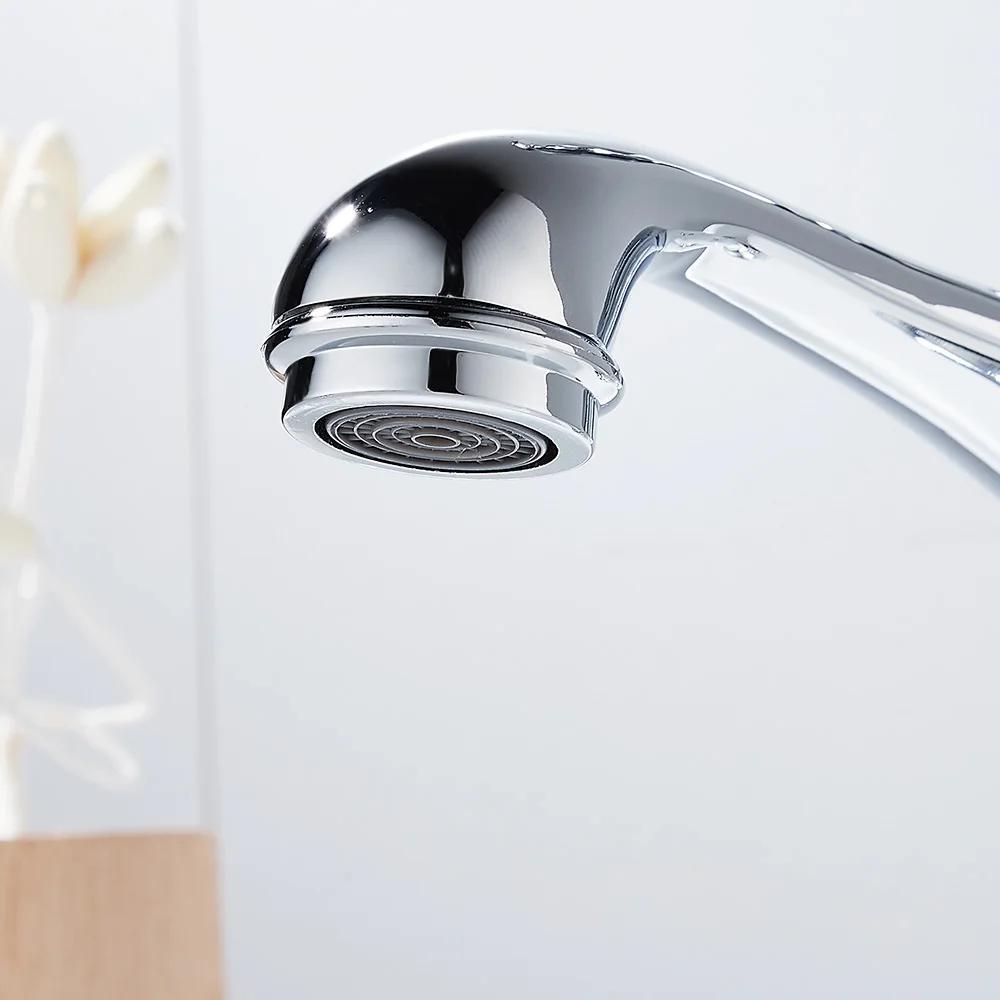 Bathroom European Style Diamond Faucet Single Handle Basin Faucet Mixer Brass Countertop Installation Bathroom Kitchen Faucet