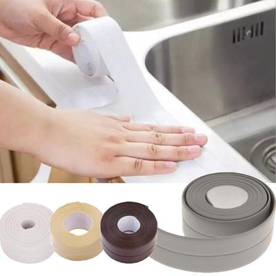 3,2 m für Zuhause, PVC-Material, Waschbecken, Rissleiste, Küche, Badezimmer, Badewanne, Eckband, Formdichtungsstreifen, wasserdichtes Streifendichtungsband, Länge 1 m oder 3 m