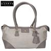 A.D.M.J. Accessoires De Mademoiselle [Excellent Condition] Nylon/leather Switch Handbag grayUsed