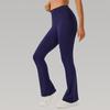 Women's High Waist Slimming Flare Yoga Pants - Butt Lifting Cropped Fitness & Running Trousers