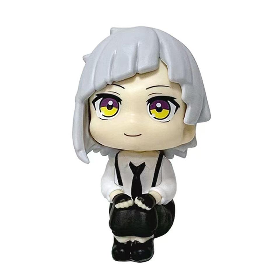 Figurină de Acțiune Originală MegaHouse Look up Bungo Stray Dogs dazai osamu & Nakajima Atsushi 10Cm Model Versiune Q Jucării Anime