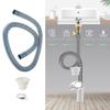 Corrosion Resistant 70cm/100cm PVC Drain Hose Flexible Plumbing Pipe Bendable Pipe for Bathroom & Kitchen Application