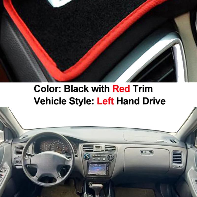 Car Auto Inner Dashboard Cover For Honda Accord 1997 - 2002 LHD RHD Dashmat Carpet Cape Sun Shade Pad Rug Anti-UV 2001 2000 1999