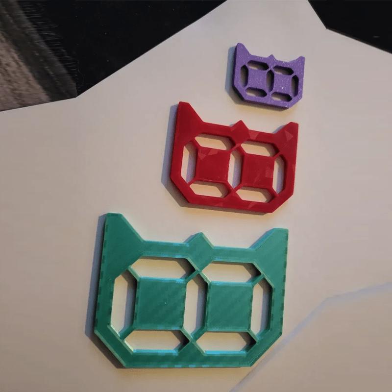 3pcs Set of 1 Package of Mold Number Painting Templates DIY Wall Furniture Painting Panel Art Supplies for Wall Photo Album Decoration